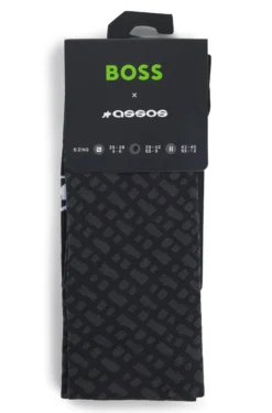 BOSS x ASSOS moisture-wicking cycling socks with seamless construction