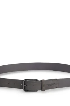BOSS x ASTON MARTIN belt in nubuck leather with webbing