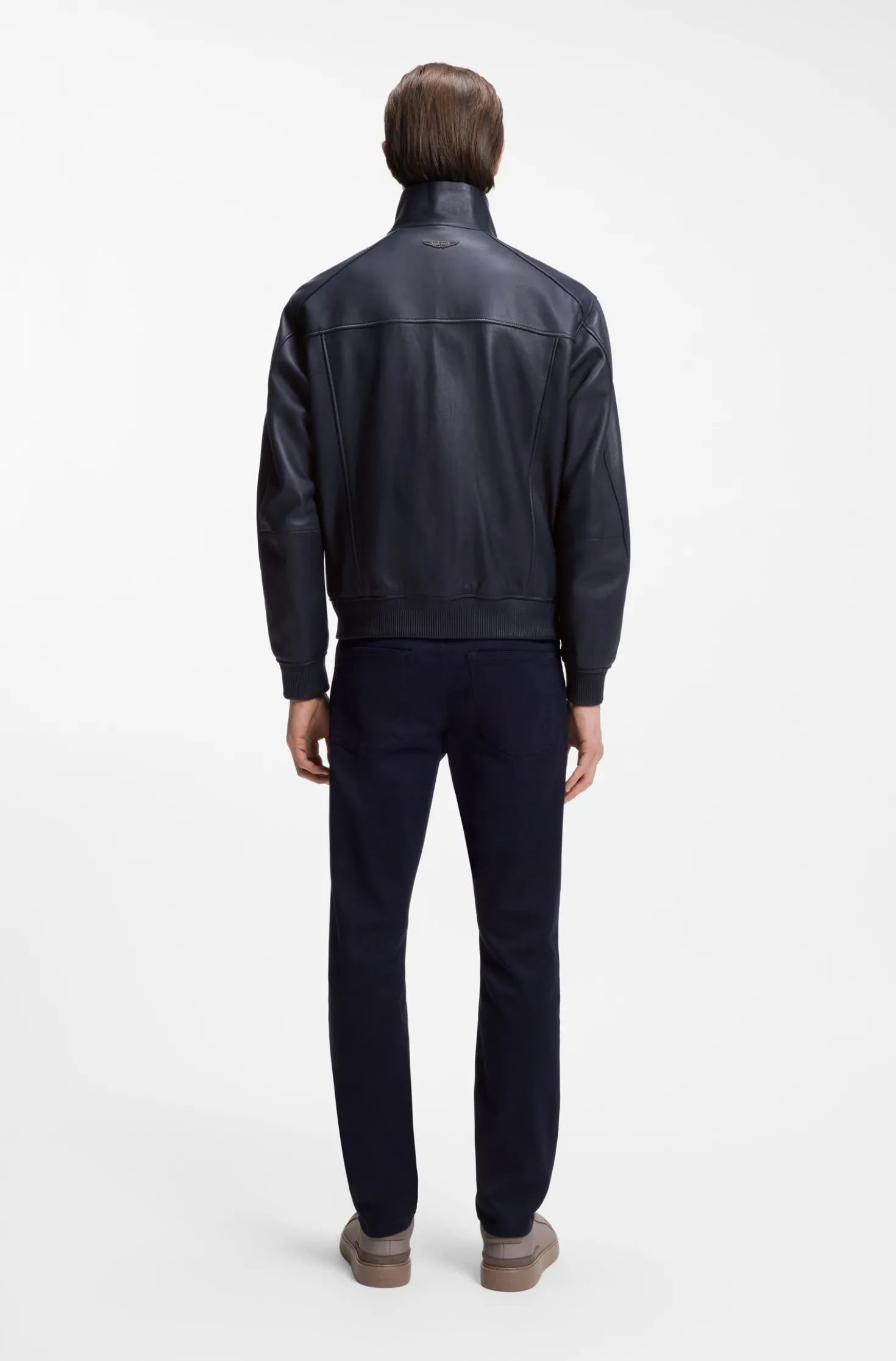 BOSS x ASTON MARTIN jacket in leather