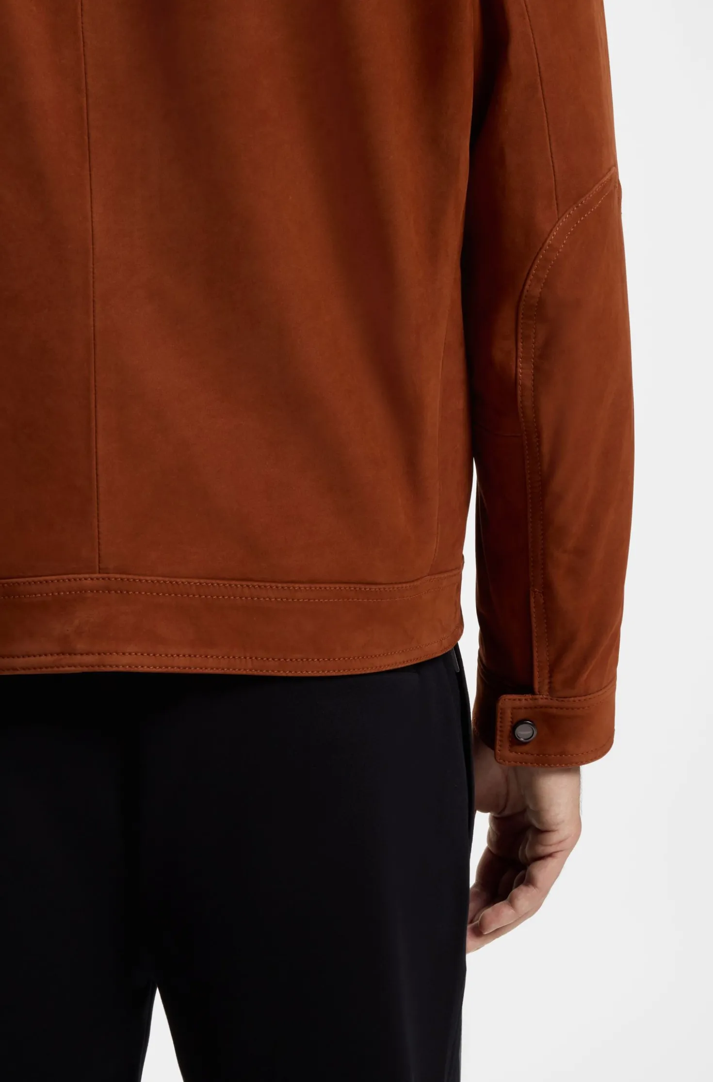 BOSS x ASTON MARTIN jacket in suede