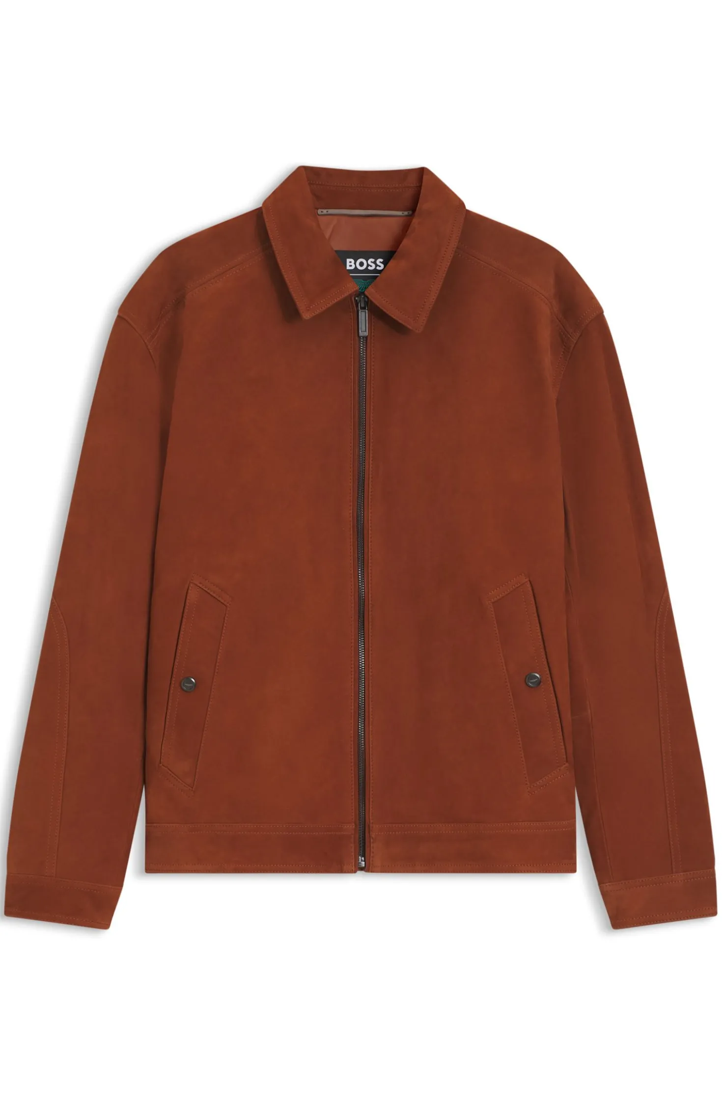 BOSS x ASTON MARTIN jacket in suede