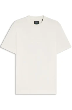BOSS x ASTON MARTIN mercerised-cotton T-shirt with wing detail