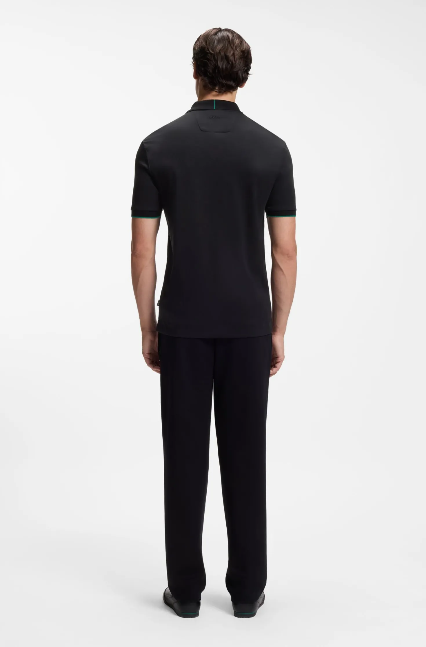 BOSS x ASTON MARTIN polo shirt in mercerised cotton