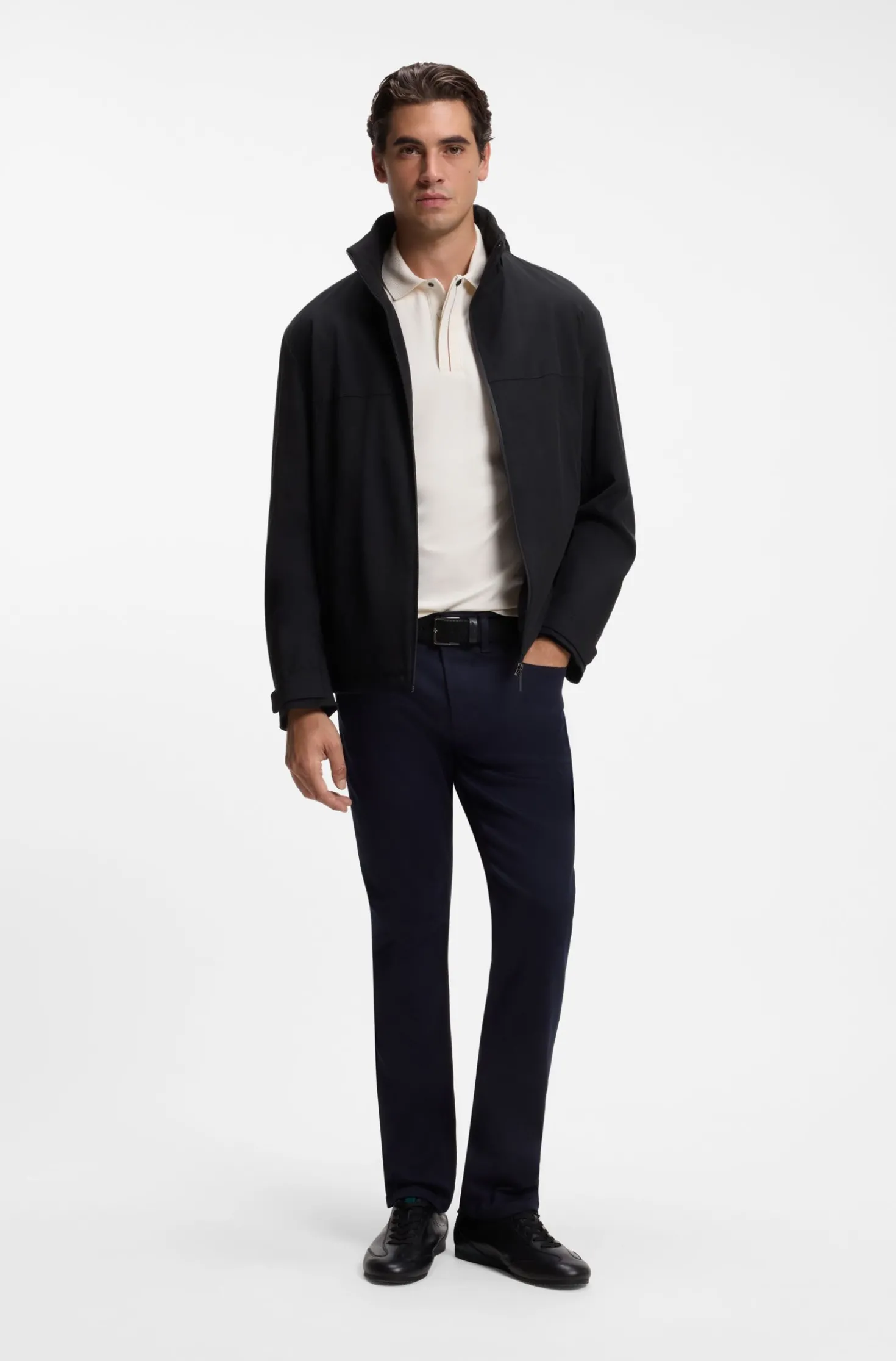 BOSS x ASTON MARTIN polo shirt in mercerised cotton