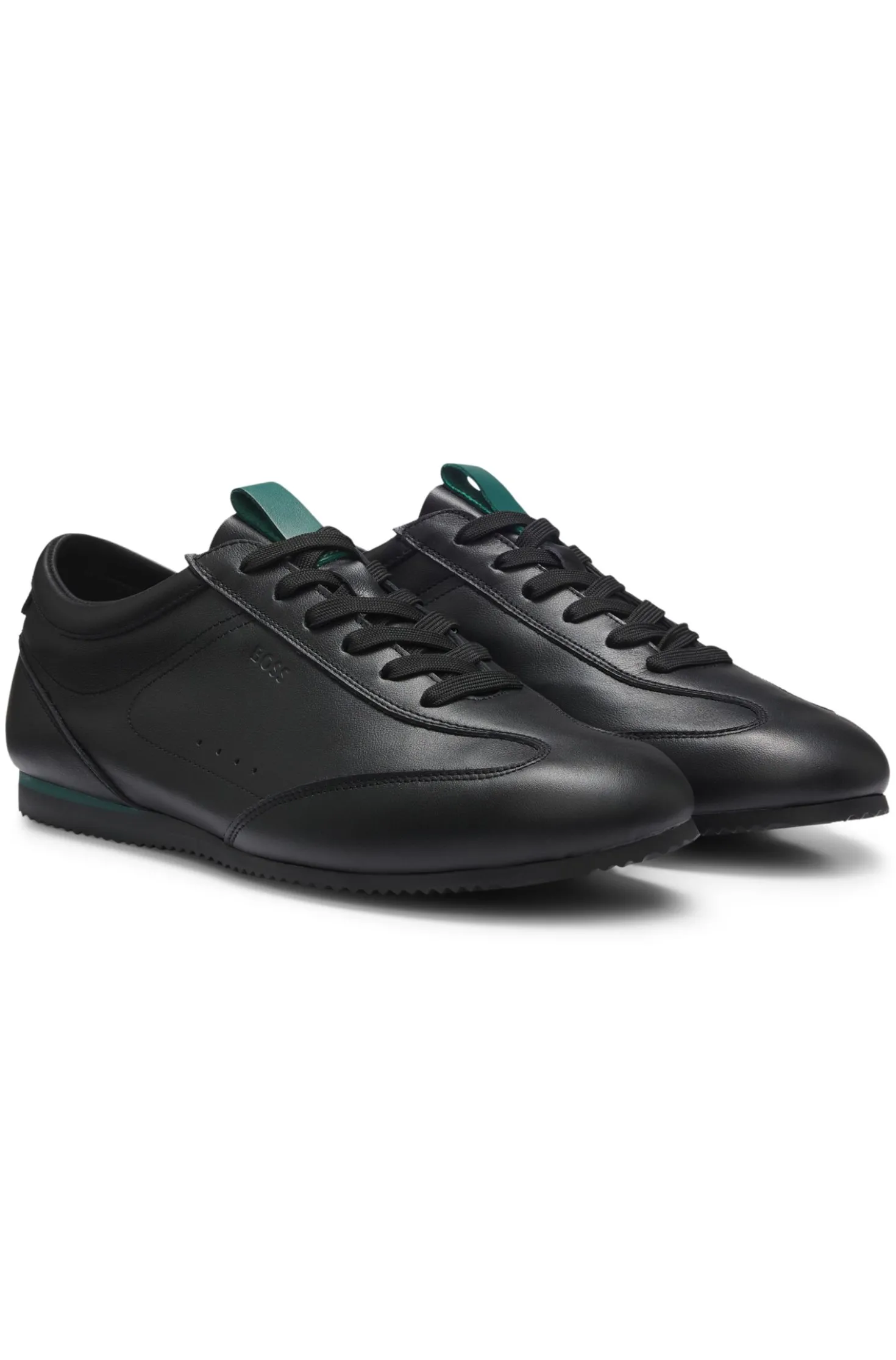 BOSS x ASTON MARTIN trainers in leather
