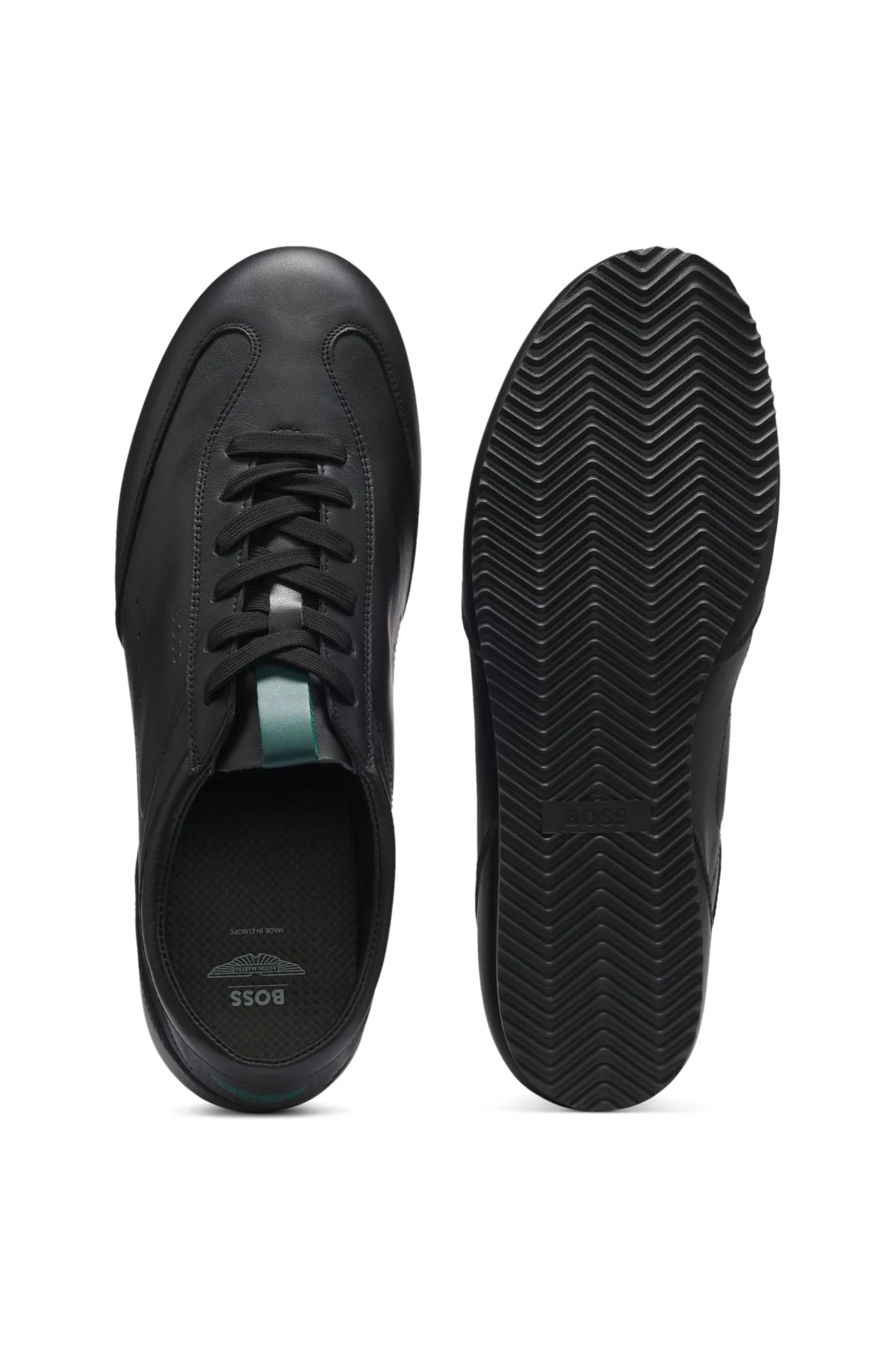 BOSS x ASTON MARTIN trainers in leather