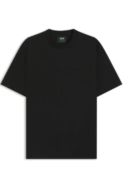 BOSS x ASTON MARTIN T-shirt in mercerised cotton