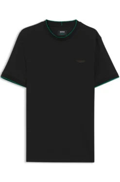BOSS x ASTON MARTIN T-shirt in mercerised cotton