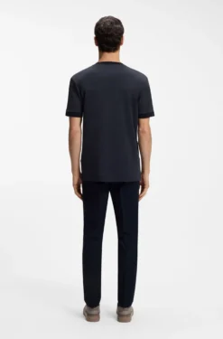 BOSS x ASTON MARTIN T-shirt in wool-cotton jacquard