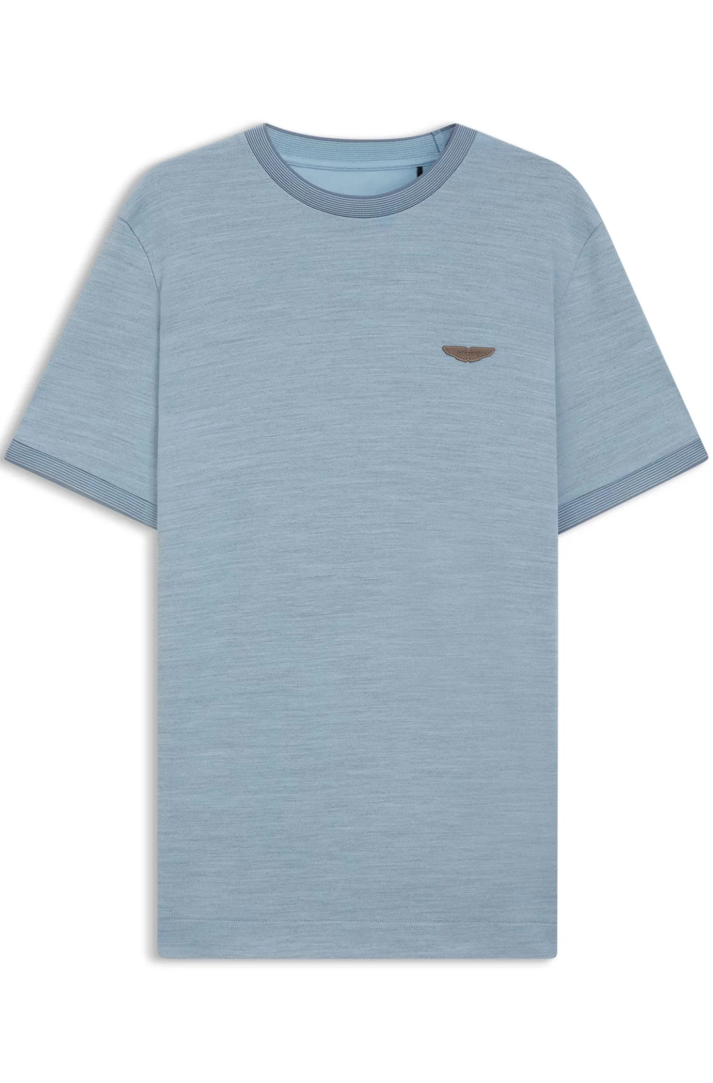 BOSS x ASTON MARTIN T-shirt in wool-cotton jacquard