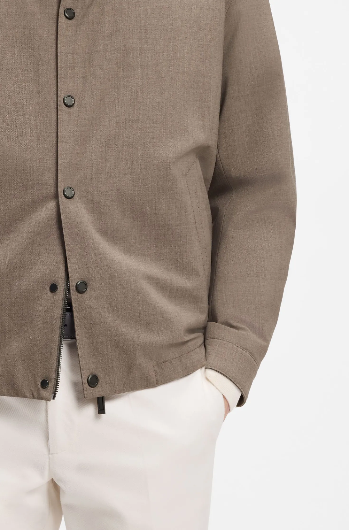BOSS x ASTON MARTIN wool-blend jacket