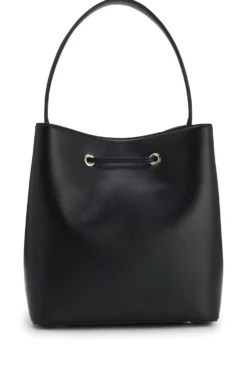 Bucket bag in faux leather