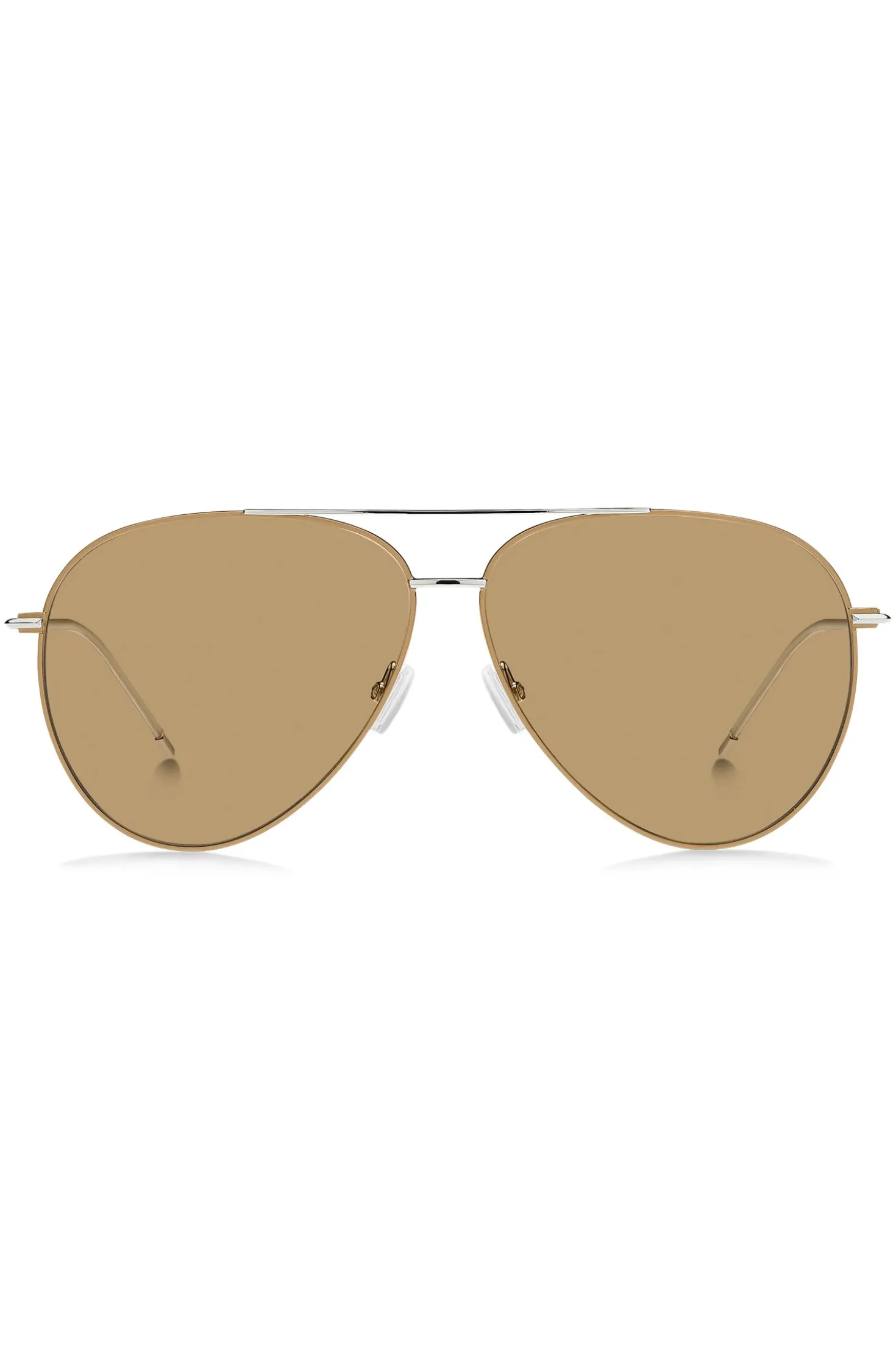 Camel sunglasses in lightweight steel