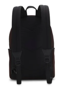 Canvas backpack with logo lettering