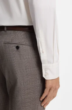 Casual-fit heritage shirt in cotton poplin