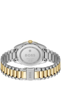 Cheswick two-tone watch with fluted bezel