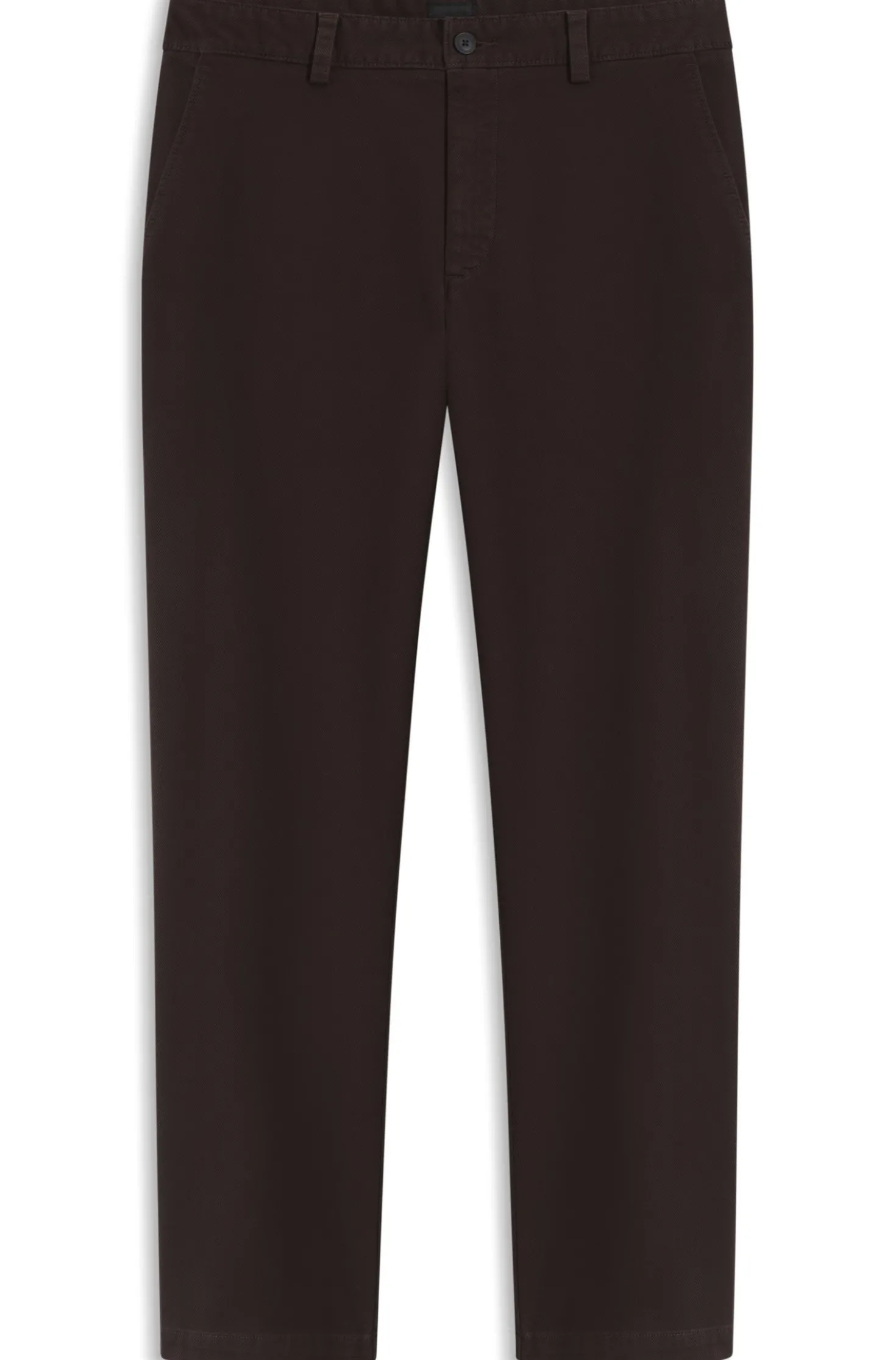 Chinos in structured stretch cotton