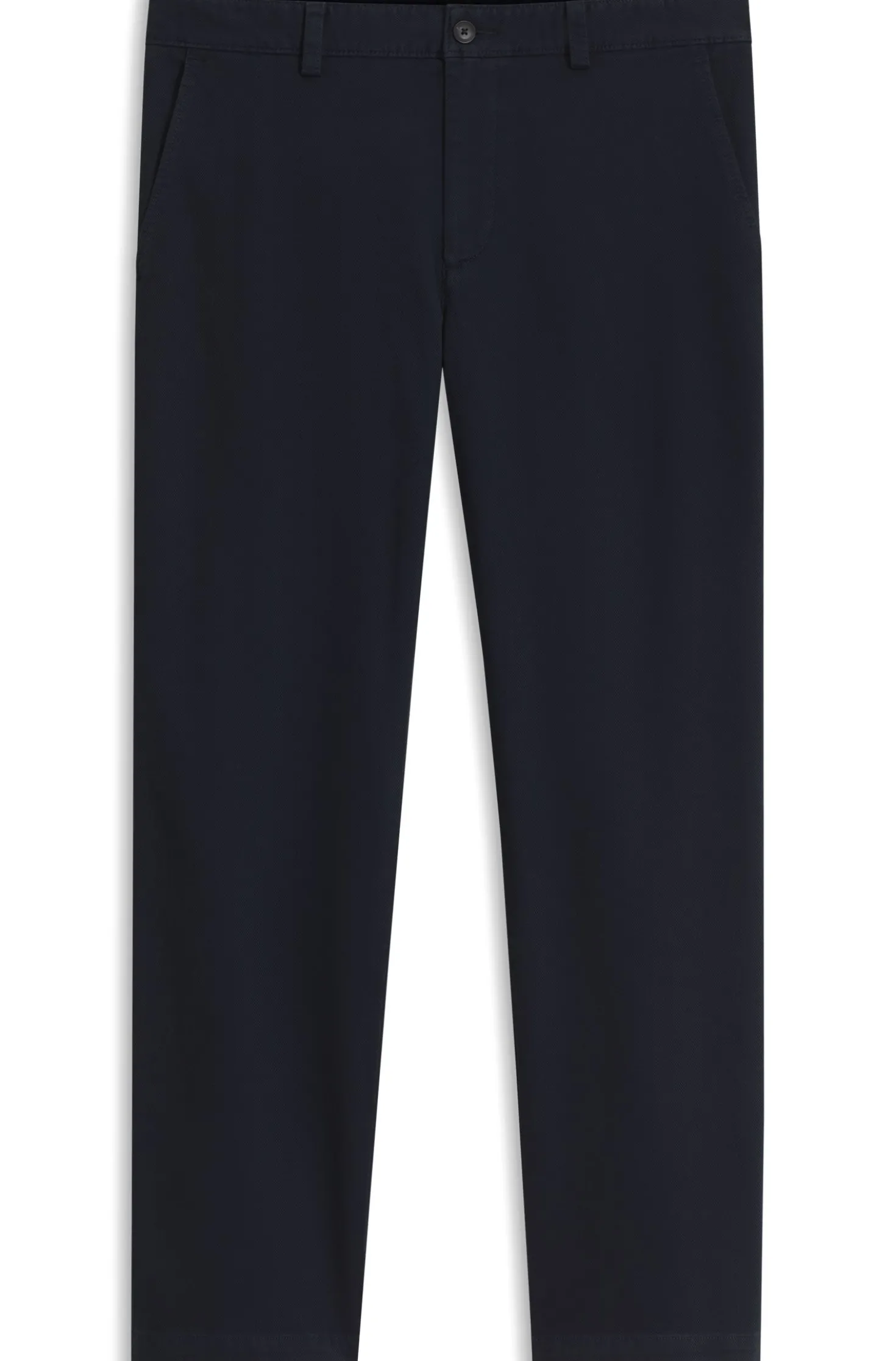 Chinos in structured stretch cotton