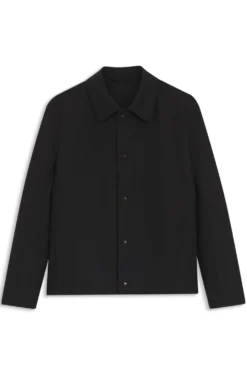 Coach jacket in double-faced cotton