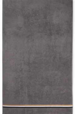 Cotton bath sheet with signature stripe