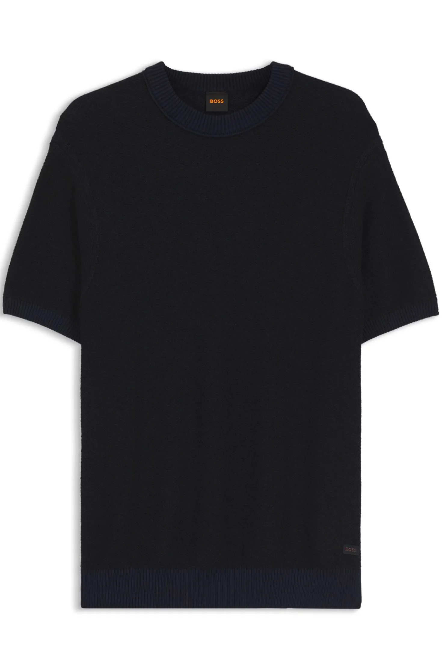 Cotton-blend knit T-shirt