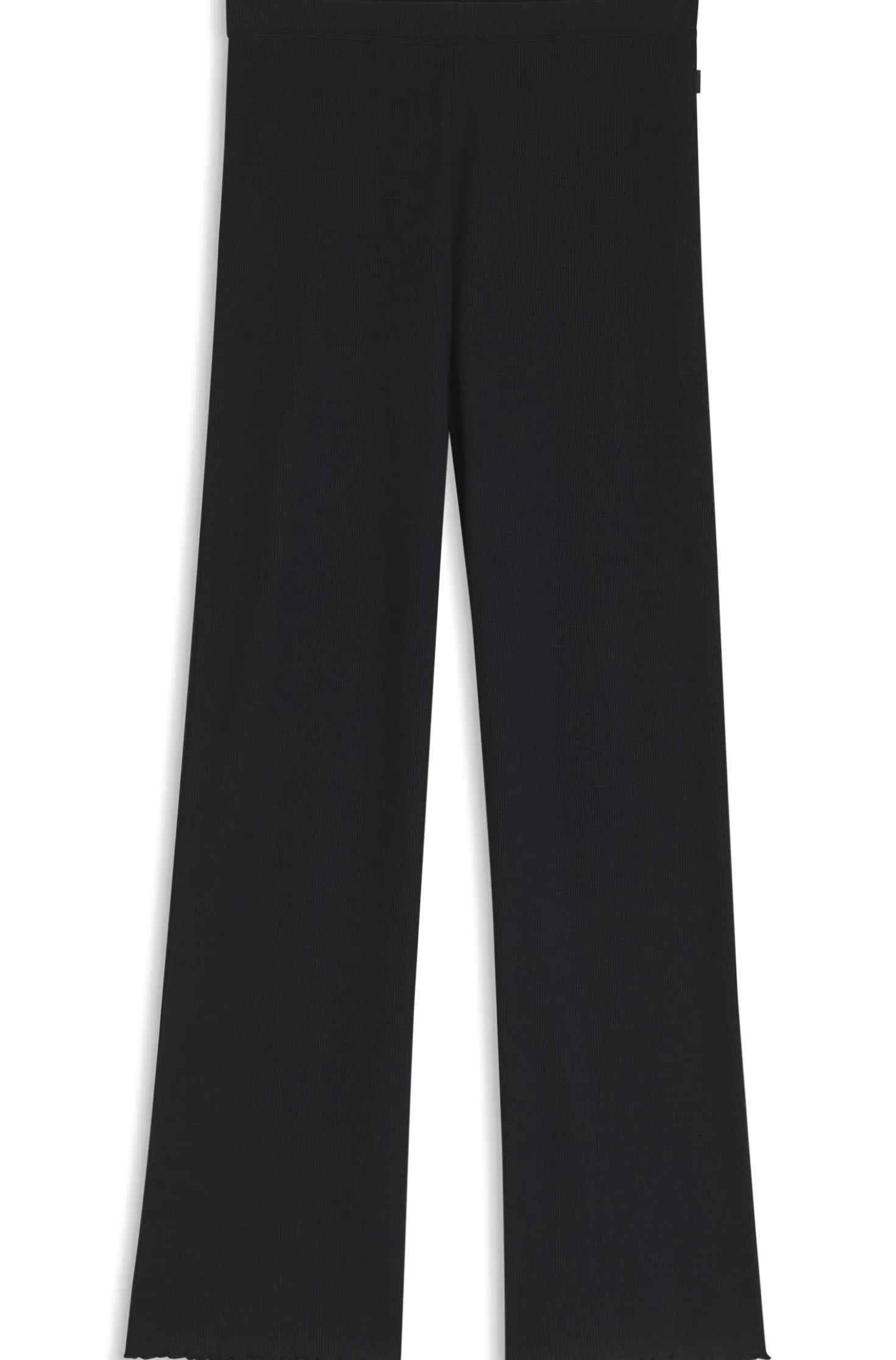 Cotton-blend pyjama bottoms in waffle jersey