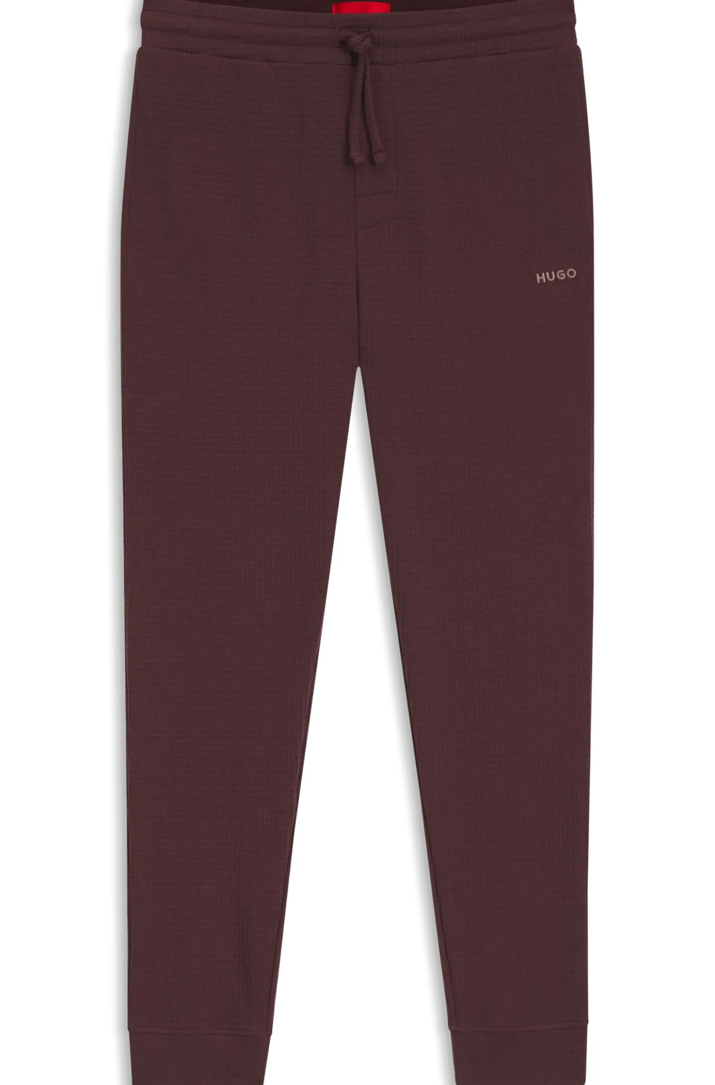 Cotton-blend pyjama bottoms with embroidered logo