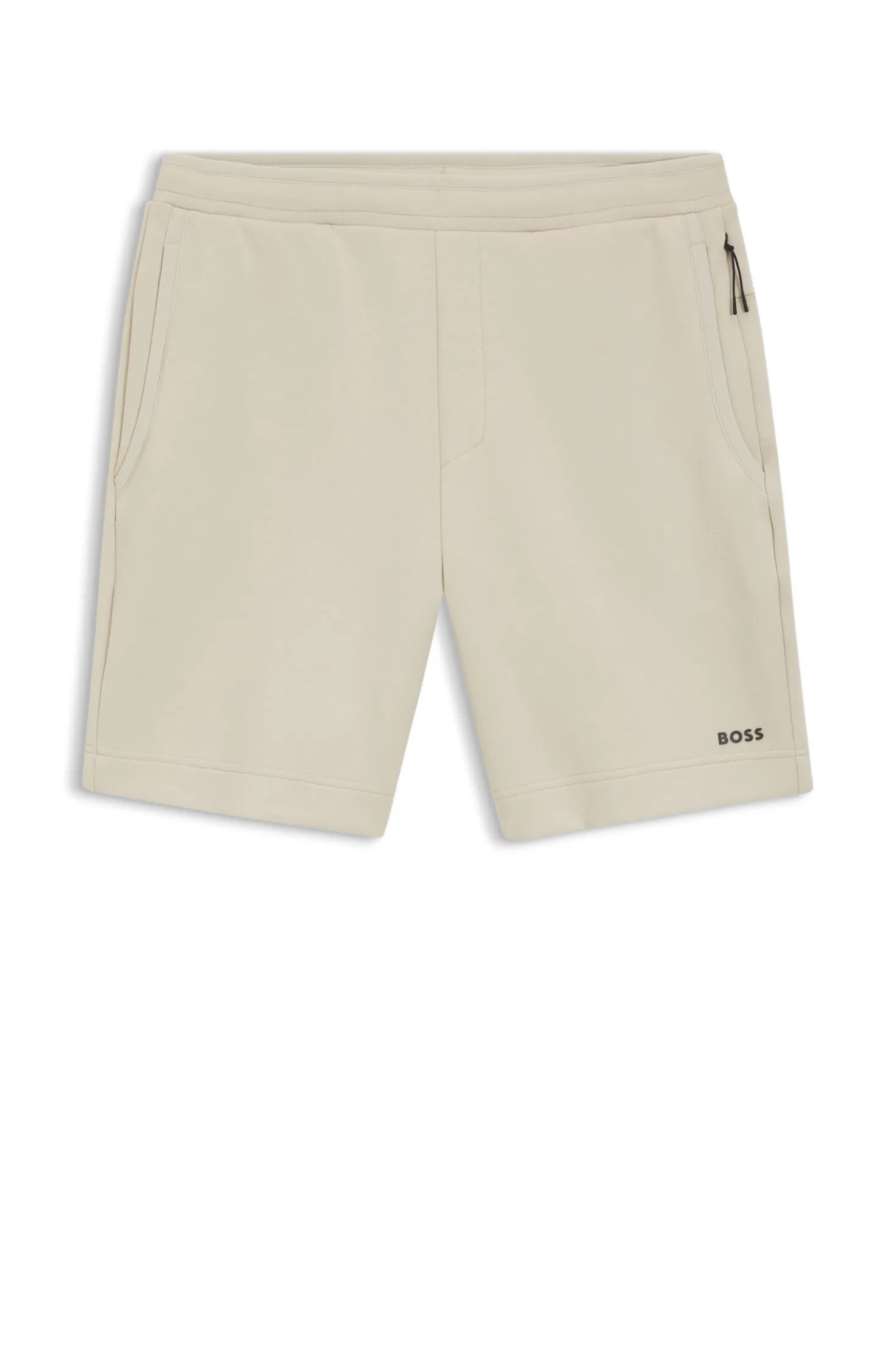 Cotton-blend shorts with reflective graphic