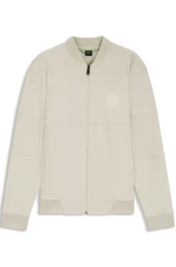 Cotton-blend sweatshirt with tennis-themed logo