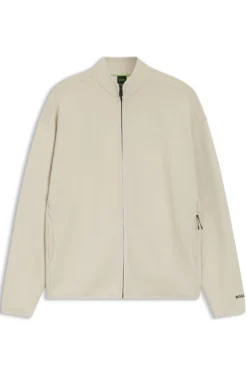 Cotton-blend sweatshirt with reflective graphic