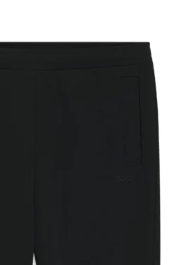 Cotton-blend tracksuit bottoms with embroidered logo