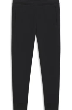 Cotton-blend tracksuit bottoms with embroidered logo