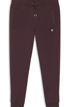 Cotton-blend tracksuit bottoms with stacked logo