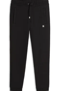 Cotton-blend tracksuit bottoms with stacked logo