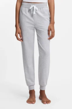 Cotton-blend tracksuit bottoms with logo details