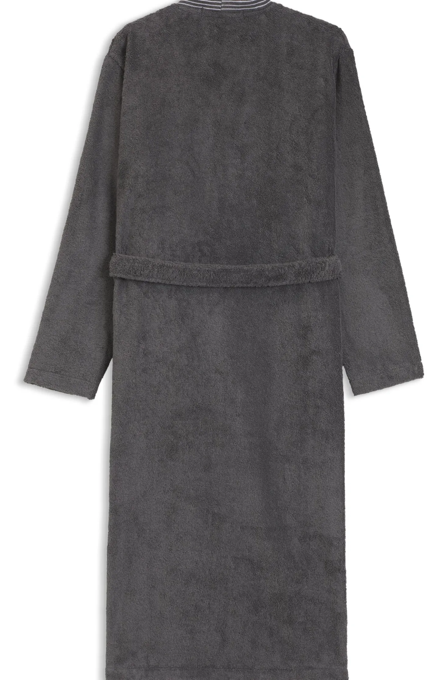 Cotton dressing gown with embroidered logo