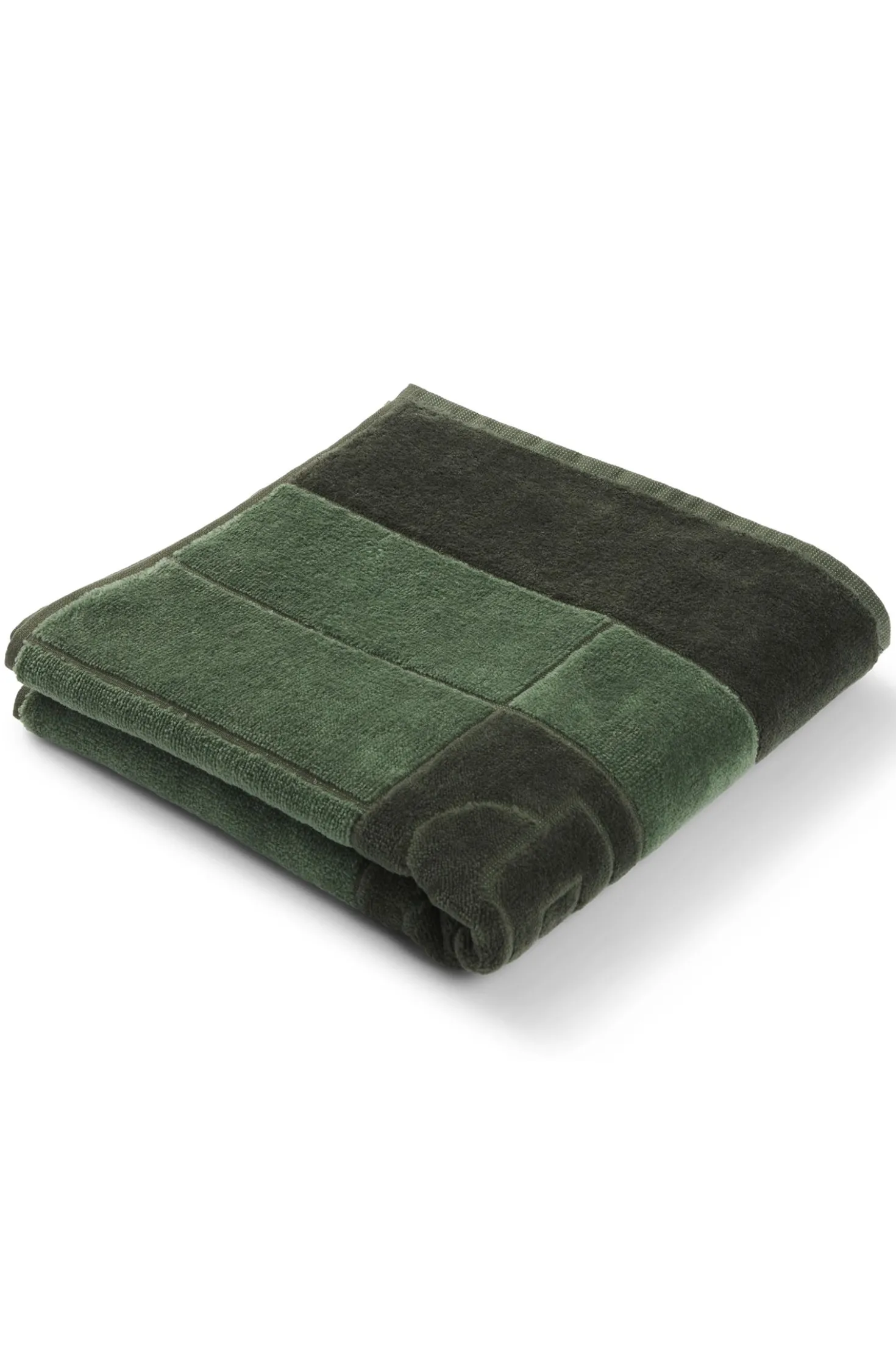 Cotton hand towel with carved Double B monogram