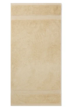 Cotton hand towel with embroidered logo