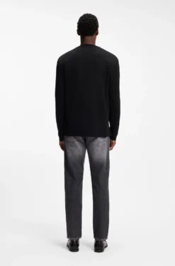 Cotton-jersey T-shirt with crew neck