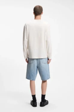 Cotton-jersey T-shirt with graphic print