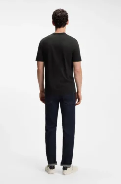 Cotton-jersey T-shirt with logo detail