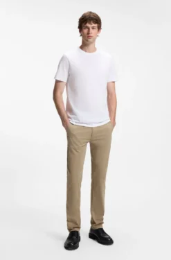Cotton-jersey T-shirt with logo detail