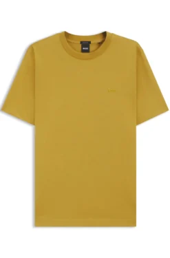 Cotton-jersey T-shirt with logo detail