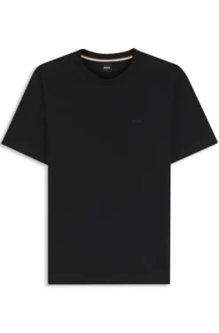 Cotton-jersey T-shirt with logo detail