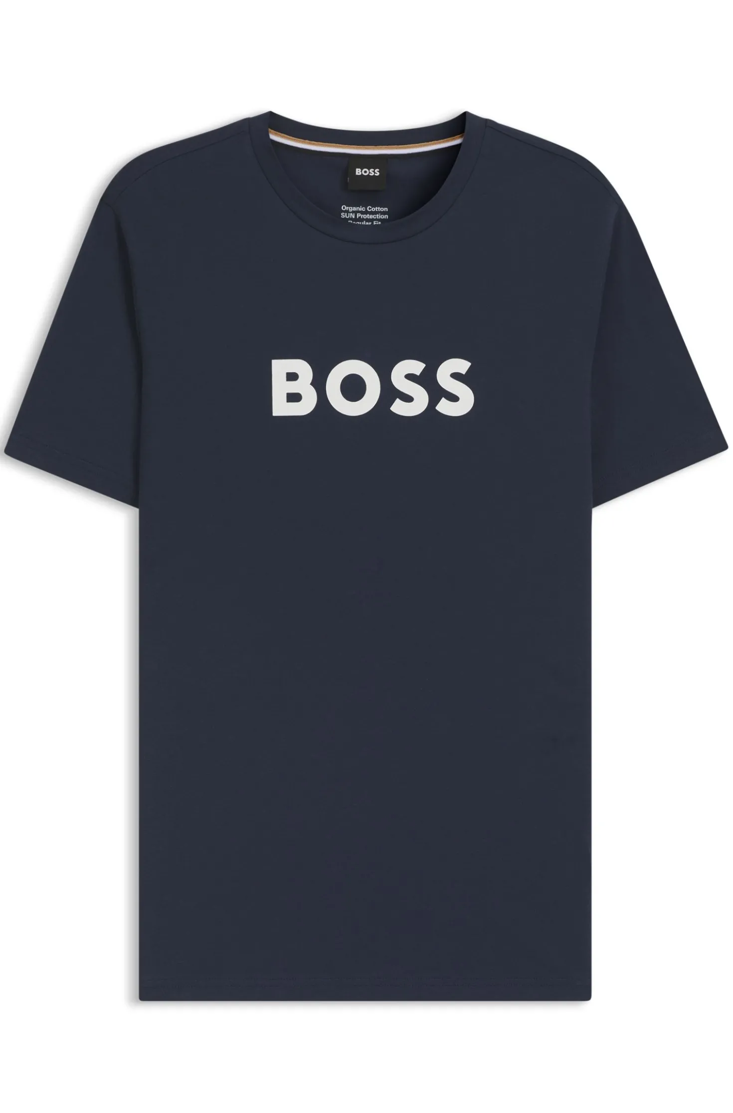 Cotton-jersey T-shirt with logo print