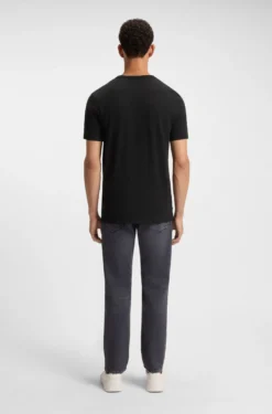 Cotton-jersey T-shirt with logo detail