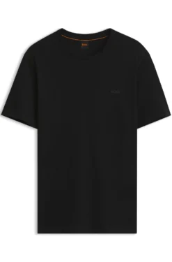 Cotton-jersey T-shirt with logo detail