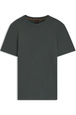Cotton-jersey T-shirt with logo detail