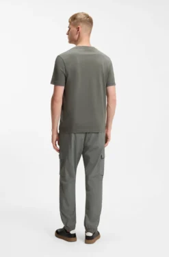 Cotton-jersey T-shirt with logo artwork