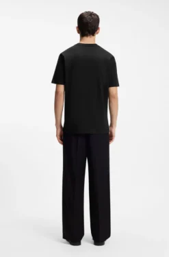 Cotton-jersey T-shirt with printed artwork